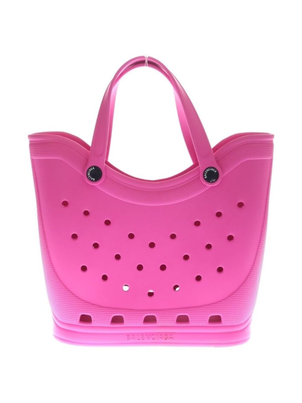 Balenciaga Crocs Rubber Tote Bag Pink